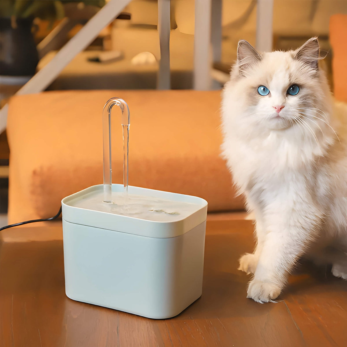 Fuente de Agua Silenciosa para Gatos